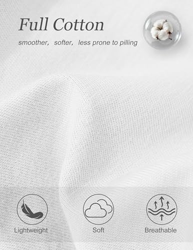 YUCOLEN Womens Shirts Cotton Short Sleeve Tops V Neck Casual Basic Tees - color: A-white, size: X-Large