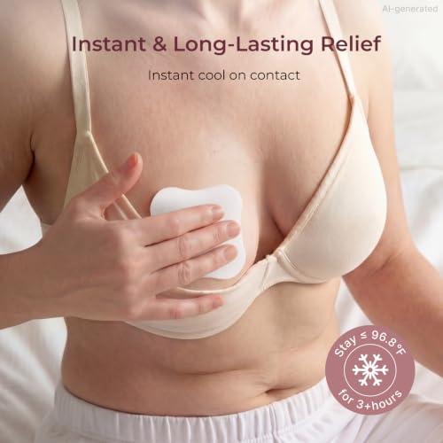 Momcozy Hydrogel Nursing Pads,Cooling Relief,Breastfeeding Essentials 6pcs - size: 1 Count (Pack of 6)