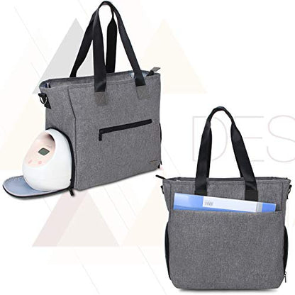 Teamoy Breast Pump Tote Bag Compatible with Spectra S1/S2, Medela