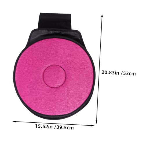 PartyKindom Cushion Cloth Degree Rotating 360 Multifunction Red Car Seat - color: Red