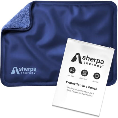 Flexible Hot and Cold Gel Pack, Large 11.5" x 14.5" - size: Large, style: Blue