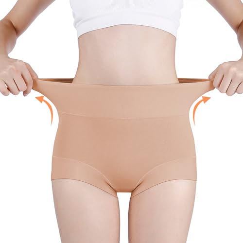 Postpartum C Section Cotton Compression Underwear Recovery Panties - color: Tan + Tan, size: 9