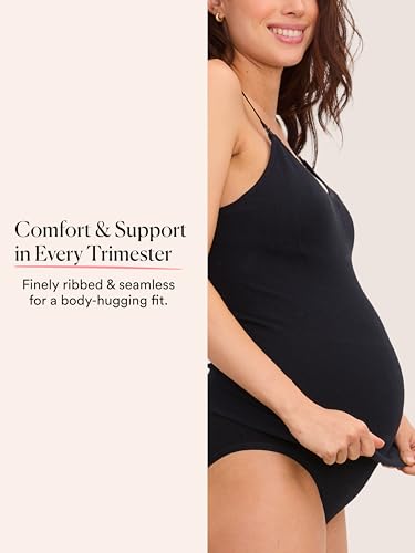 HATCH The Essential Nursing & Pumping Tank Top for Breastfeeding - color: Black, size: X-Large