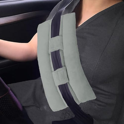 BFXM Mastectomy Seatbelt Pillow, Seat Belt Pillow Post Surgery - color: Gray