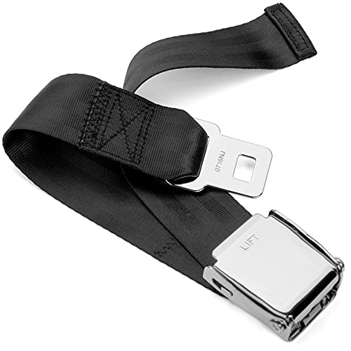 2 Mirone Adjustable Airplane Seat Belt Extenders Seatbelt Extension for All Airlines (7-32 Inch), E-9 Safety Certified (Type A & B)