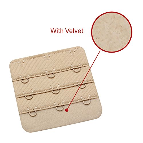 Wingslove Womens Bra Extender Bra Band Breathing room 3pcs-Pack Multi-size - color: 3 Hook 3/4 Inch