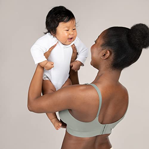 Bravado Designs Women's Enrich Seamless Nursing Bra Maternity Bra Wireless Clip Down for Breastfeeding S-XXL - color: Pearl, size: Medium