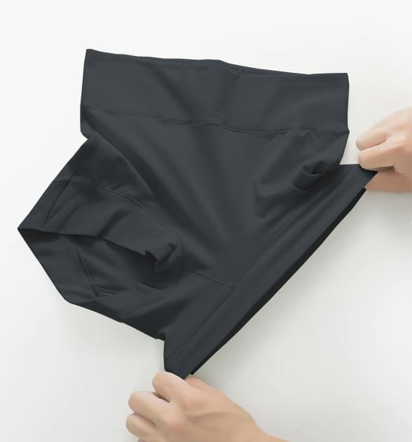 Postpartum C Section Cotton Compression Underwear Recovery Panties - color: Black + Black, size: 7