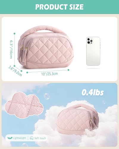 Wearable Breast Pump Bag Compatible with Momcozy and Eufy Pump - color: Pink