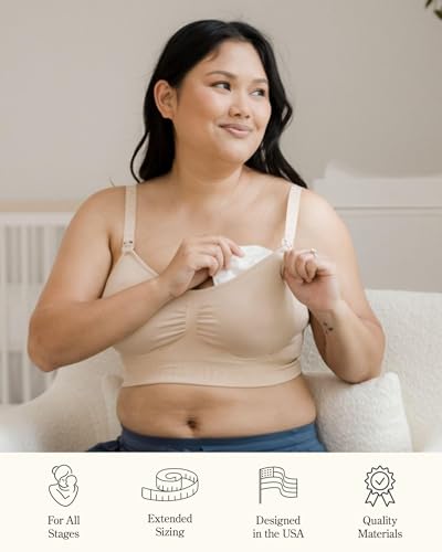 Kindred Bravely Organic Reusable Nursing Pads for Breastfeeding, 10 Pack - color: Busty Twilight
