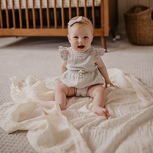 Parker Baby Co. Soft Muslin Baby Swaddle Blankets, 3 Pack - Rose Set - color: Rose