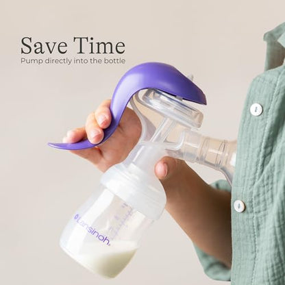 Lansinoh Breastmilk Storage Bottles, 5 Ounces, 4 Pack