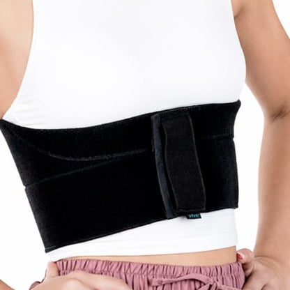 Vive Broken Rib Brace for Women, Men - Rib Cage Support Belt for Fractured - size: Small