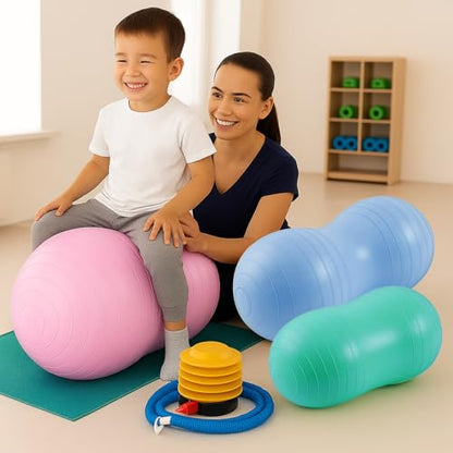 Jexine Peanut Ball for Kids Therapy Pregnancy - color: Macaron Color