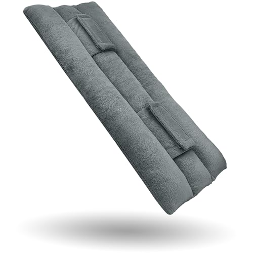 BELINOUS Hysterectomy Seat Belt Pillows for Post Abdominal Surgery (Gray) - color: Gray, size: Large