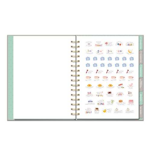 Studio Oh! Countdown to Baby Pregnancy Journal for Women - color: Gold