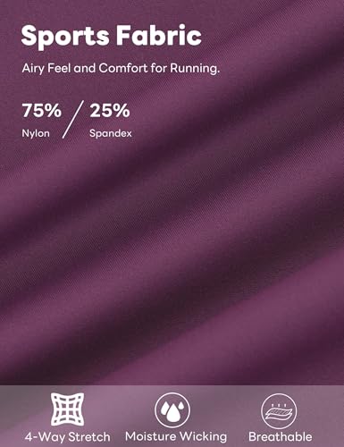 16" Womens Plus Size Capri Yoga Pants with Pockets 16" Knee Length - color: Purple, size: XX-Large Plus