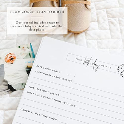 Single Mom Pregnancy Journal: Welcoming Our Little One, A simple black and white pregnancy journal for single moms