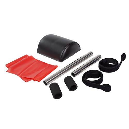 Balanced Body PilatesAngle & Accessories – Reformer Workout Wedge, Resistance Band, and Neck Support for Home Gym & Studio - style: Accessory Pack Only