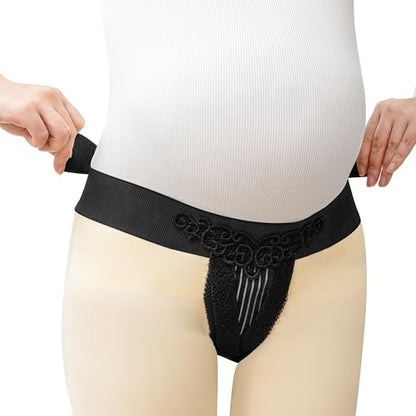 V1 Smart Vulvar Compression Support for Maternity & Pregnancy - Adjustable Pelvic Relief Belly Band for Varicosities & Prolapse, Soft Breathable Fabric, Discreet Fit - size: LARGE-2XL