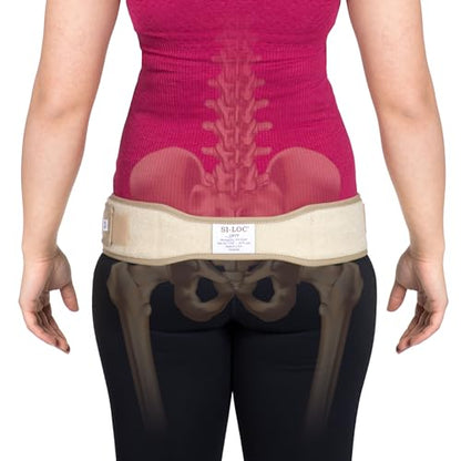 OPTP SI-LOC, SI Joint Support Belt for Women and Men – Small/Medium - size: Small/Medium (Pack of 1)