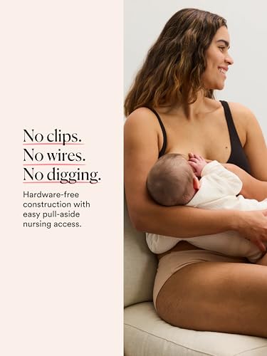 HATCH The Skin to Skin Maternity Bra, Wireless - color: Black, size: Small