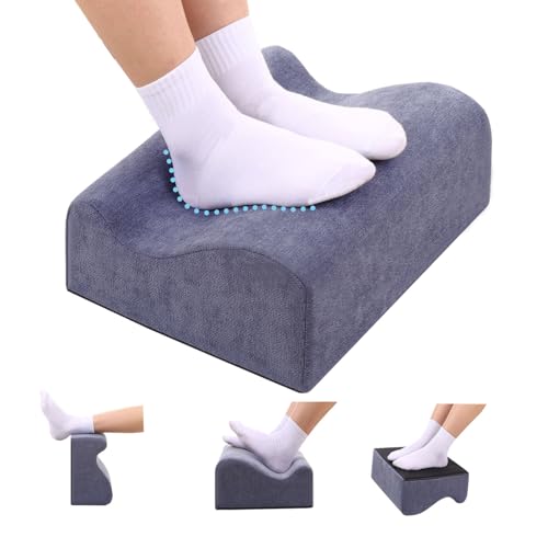 Work Foot Rest Under Desk,Comfort Foot Rest for Couch - color: Blue