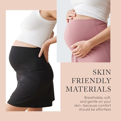 Ingrid & Isabel Basics Active Maternity Skort - color: Black, size: Medium
