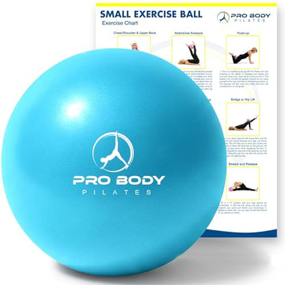 ProBody Pilates Ball Small — 9 Inch Small Exercise Ball - color: Teal