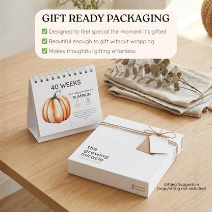 Pregnancy Calendar (Weeks 6–40) - Gift for Expecting Parents