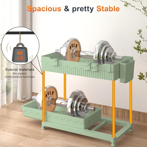 Sevenblue 4-Pack 2-Tier Under Sink Organizer with Pull Out Drawers - color: Green, size: 14.8 Inch