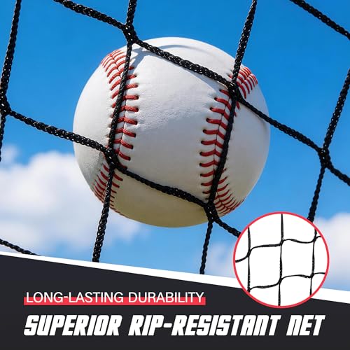 ZENY 5'x5' / 7'×7' Baseball Softball Practice Net Hitting Batting Catching Pitching Training Net with Carry Bag, Baseball Training Equipment - style: 5x5 ft