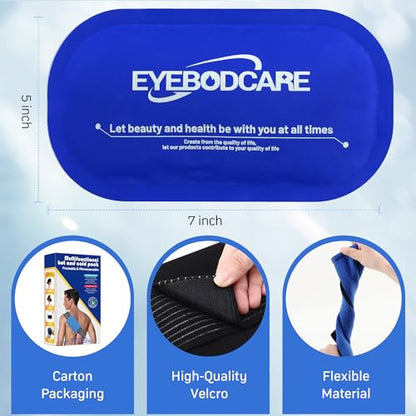 Reusable Ice Packs for Injuries, (3-Piece Set)
