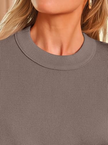 LILLUSORY Women 2 Piece Matching Lounge Sweater Sets 2026 Fall Outfit - color: Nutmeg, size: Large