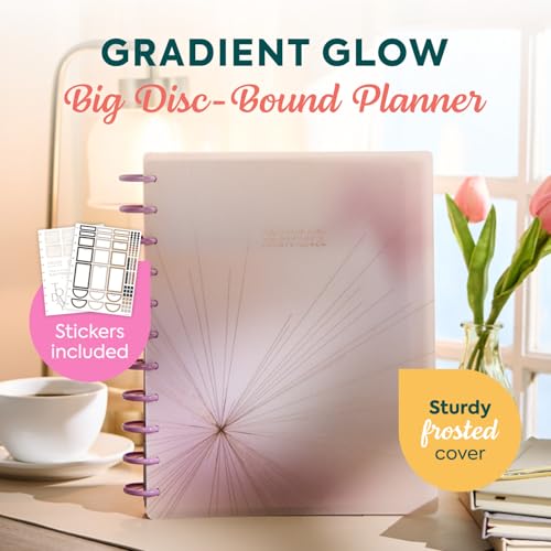 Happy Planner Disc-Bound Planner July 2026–June 2027, Big Size - color: Gradient Glow