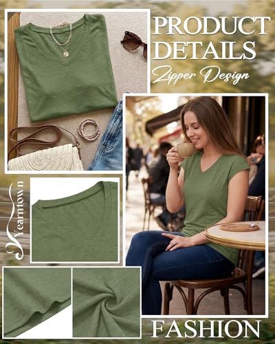 Women's Nursing Shirts - color: Army Green, size: XX-Large