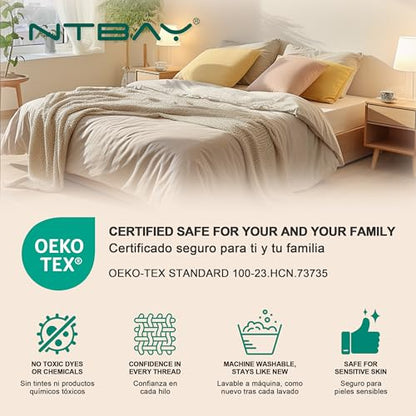 NTBAY Standard Microfiber Pillowcases, 2 Pack, 20 x 26, Dark Green - color: Dark Green, size: Standard (20" x 26")
