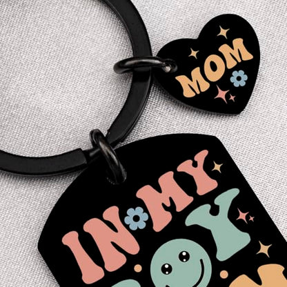 Boy Mom Gifts for New Moms Keychain In My Boy Mom Era