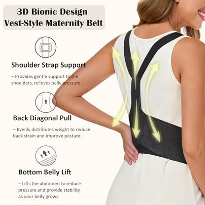 Pregnancy Belly Bands for Pregnant Women, Maternity Pregnancy Support Belt