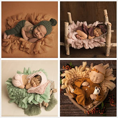 Zeroest Baby Photography Props Baskets Filler Posing Stuffer (Coffee) - color: Coffee
