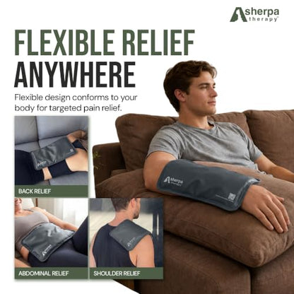 Flexible Hot and Cold Gel Pack Medium 8" x 12" - size: Medium, style: Grey