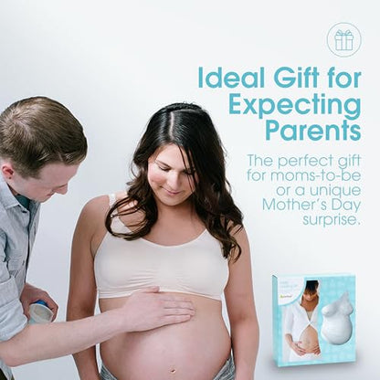 Pearhead Belly Casting Kit, Pregnancy Keepsake Making Kit, White - color: Belly Casting Kit