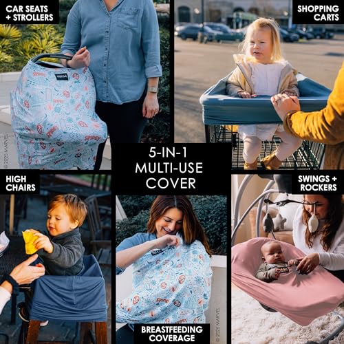 Milk Snob Original Marvel 5-in-1 Baby Cover (Spider-Man Sketch Book) - color: Spider-Man Sketch Book