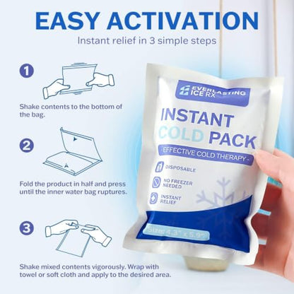 5000 Pack Instant Ice Packs for Injuries, Bulk Full Pallet Delivery - style: 5000 Pack