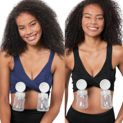 Larken X Blue with Black Pumping Bra - XL