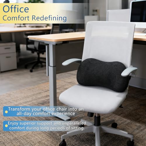 Lumbar Support Pillow - color: Dark Grey