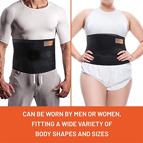 Everyday Medical Plus Size Umbilical Hernia Belt for Women | Hernia Binder for Men | Navel, Ventral & Incisional | Abdominal Support | L/XL - size: Large/X-Large (Pack of 1)