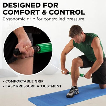 THERABAND Roller Massager, Muscle Massage Tool, Fascia Release, Back, 21" - style: Standard