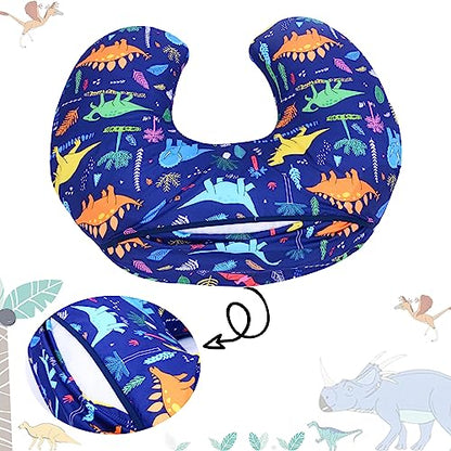 Cloele Nursing Pillow Cover for Breast Feeding Pillows,Blue Dinosaur - color: Dinosaurs