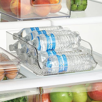 iDesign Plastic Water Bottle Organizer, Clear, 2-Pack - style: Pack of 2
